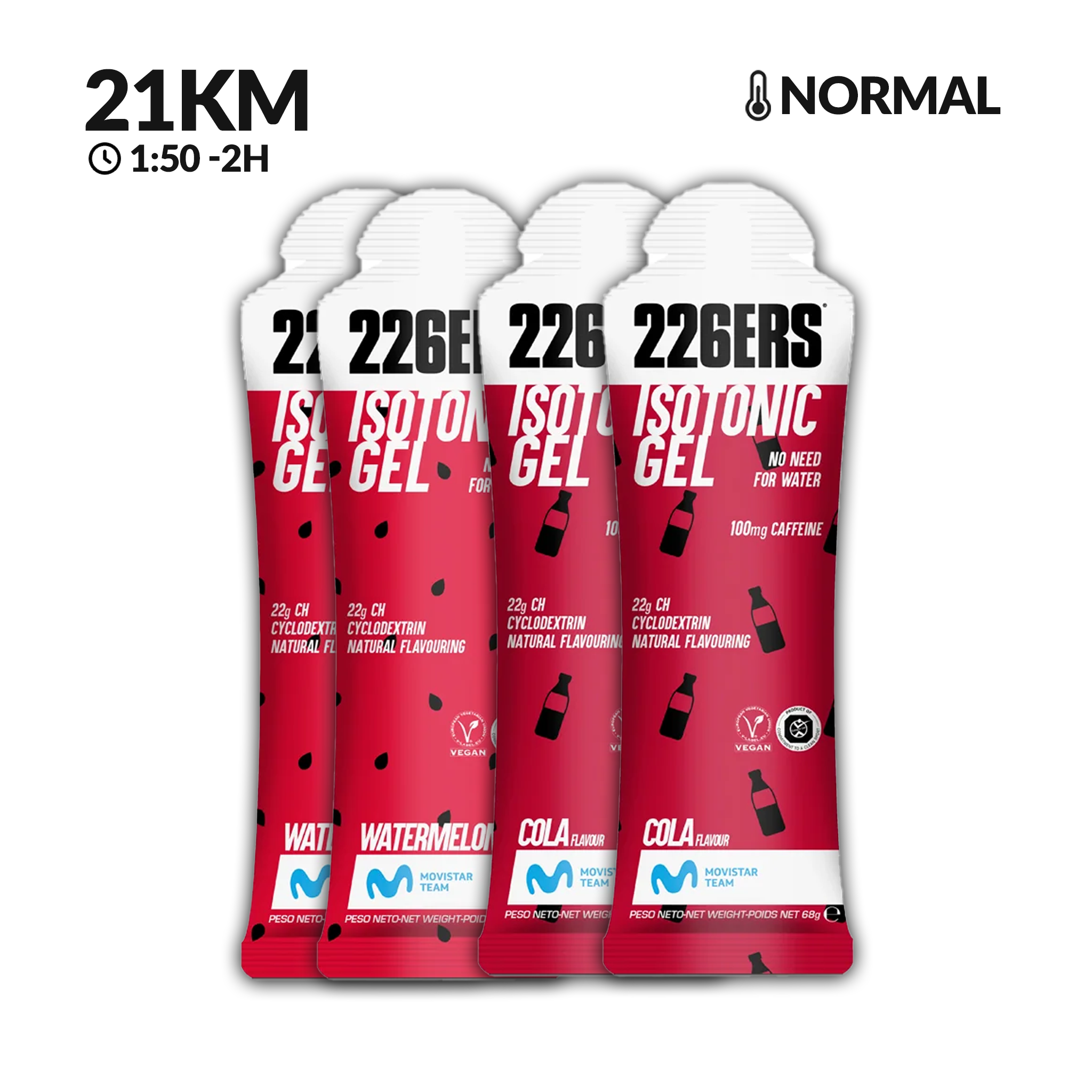 Pack 21K MMB 1:50H - 2:00H 226ers